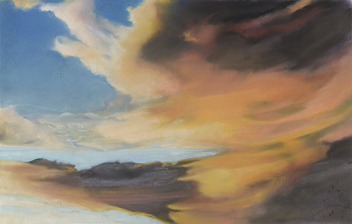 Fine Art Pastel ~ Sally Phillips ~ Pacific Sunset